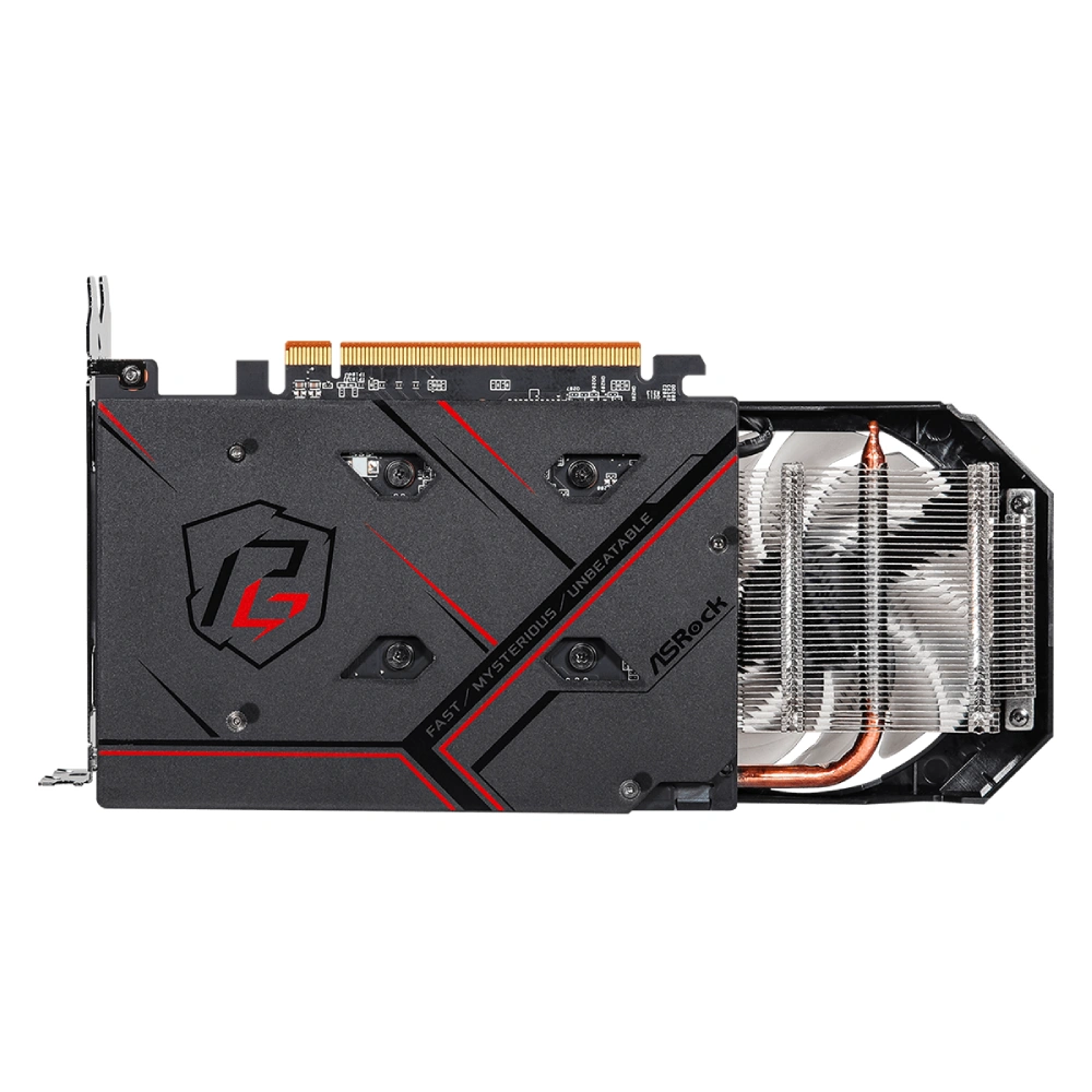 ASRock Graphic Card RX 6500 XT 4GB DDR6 Phantom Gaming OC Dual Fan view 3
